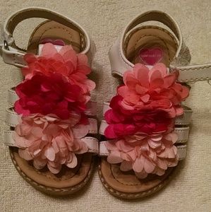 White flower sandals